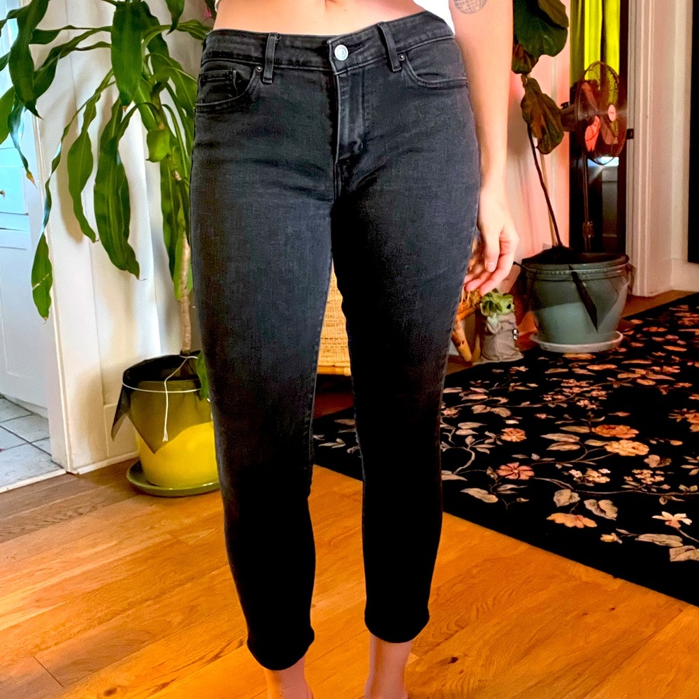 711 Skinny black Levi jeans